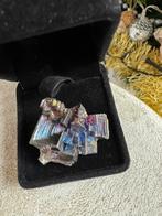 Broche with Bismuth Crystal, Verzenden, Zo goed als nieuw, Zilver