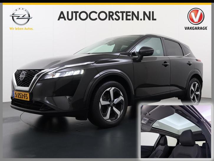 Nissan QASHQAI AUT T 158PK MHEV N-Connecta Pano-dak 360°Cam, Auto's, Nissan, Bedrijf, Te koop, Qashqai, 360° camera, ABS, Achteruitrijcamera