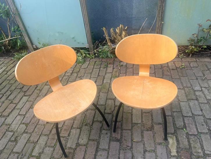 2x Ikea Raa fauteuils jaren 80-90, Huis en Inrichting, Fauteuils, Gebruikt, Hout, Metaal, 50 tot 75 cm, 75 tot 100 cm, Ophalen