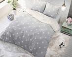 Nieuw dekbedovertrekset 240x200 sterren, Dekbedovertrek, Ophalen of Verzenden, Grijs, Nieuw