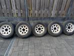 6 originele velgen Suzuki SJ413/Samurai,15 inch, 5 gats velg, Ophalen of Verzenden, Gebruikt