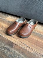Bruine leren klompen Gevavi 2 - Maat 41, Ophalen of Verzenden, Nieuw