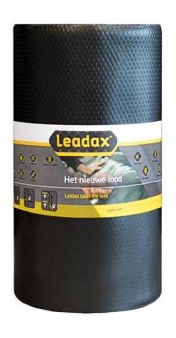 Leadax loodvervanger zwart/grijs/rood 300 mm rol 12 m beschikbaar voor biedingen