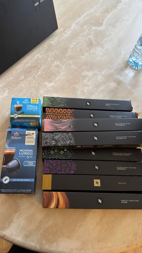 140+ Nespresso Cups - Diverse Smaken, Witgoed en Apparatuur, Koffiezetapparaten, Ophalen of Verzenden, Koffiepads en cups, Afneembaar waterreservoir