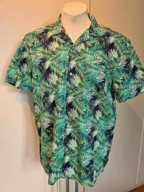 Bonita men korte mouw xl/56 nu €25 summer tropical,nieuw!, Kleding | Heren, Overhemden, Nieuw, Halswijdte 43/44 (XL), Groen, Verzenden