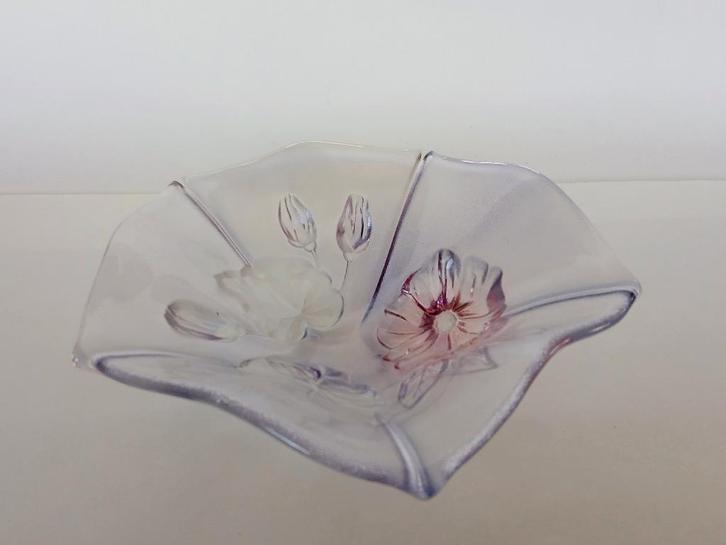 Schaal Kristal Walther Glas Vintage, Antiek en Kunst, Antiek | Glas en Kristal, Ophalen of Verzenden