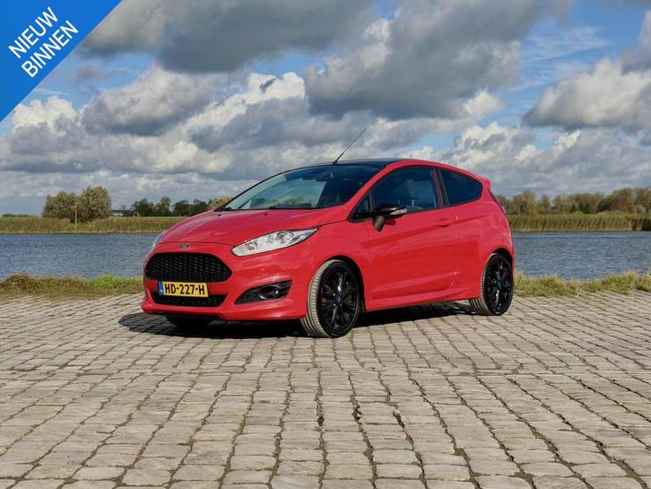 Ford Fiesta 1.0 EcoBoost Red Edition|140 PK|Nieuwe D-riem|17, Auto's, Ford, Bedrijf, Te koop, Fiësta, ABS, Airbags, Airconditioning