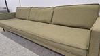Royale groene stoffen 5 zits design bank in perfecte staat!!, Huis en Inrichting, 250 tot 300 cm, Modern design, Loods 5, model slimm