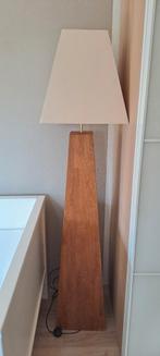 Hoge staande lamp teakhout met kap, Ophalen, Zo goed als nieuw, 150 tot 200 cm