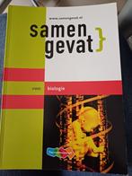 Samengevat VWO Biologie, Boeken, Biologie, Ophalen of Verzenden, VWO, Zo goed als nieuw