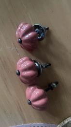 keramische pompoenvormige kastknoppen., Ophalen of Verzenden