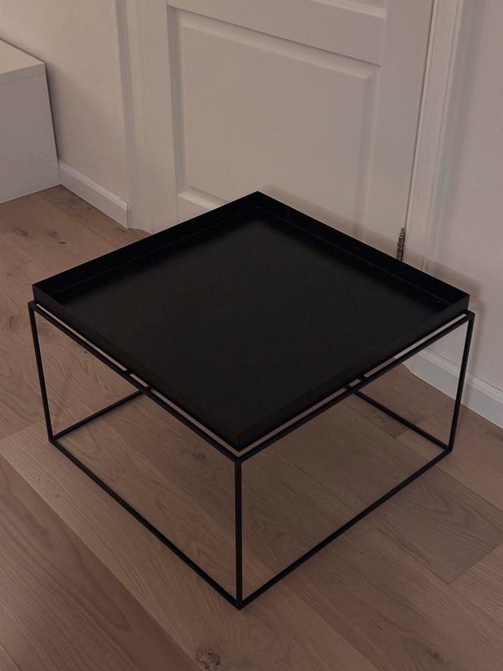 HAY Tray Table - Zwart Salontafel, Huis en Inrichting, Tafels | Bijzettafels, Zo goed als nieuw, Vierkant, Minder dan 45 cm, Minder dan 55 cm