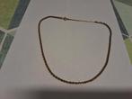 Goudkl. Gedraaide Rope Ketting - 50cm, Sieraden, Tassen en Uiterlijk, Kettingen, Ophalen of Verzenden, Goud, Overige materialen