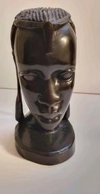 Afrikaans houten buste., Ophalen of Verzenden