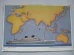 M14 Motorschip Willem Ruys - Koninkl. Rotterd. Lloyd, Verzamelen, Scheepvaart, Verzenden, Motorboot, Kaart, Foto of Prent