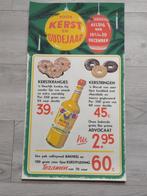Reclame affiche  kerst en oudjaar aanbieding., Verzamelen, Posters, Rechthoekig Staand, Ophalen of Verzenden, Zo goed als nieuw