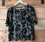 Shirt legerprint merk Saint Tropez maat S, Verzenden, Zo goed als nieuw, Korte mouw, Maat 36 (S)