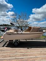 Maassloep 570 Honda 20pk NIEUW Opties Koningsdag geopend 👑, Watersport en Boten, Sloepen, Nieuw, Benzine, Buitenboordmotor, Polyester