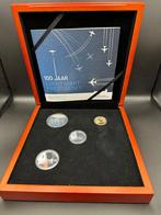Prestigeset 2019 '100 jaar Luchtvaart' incl. goud/zilver., Postzegels en Munten, Munten | Europa | Euromunten, Ophalen of Verzenden