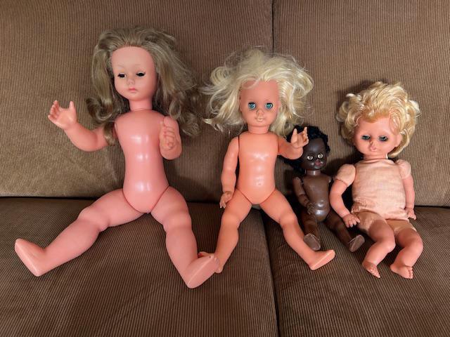 Diverse oude poppen,, Antiek en Kunst, Antiek | Speelgoed, Ophalen