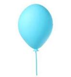 Vintage Ikea Drömminge ballon wandlampje balloon design, Kunststof, Vintage Ikea lamp, Vintage Ikea lamp, Nieuw