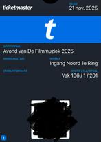 Twee kaarten Avond van de filmmuziek, Twee personen