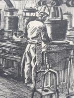 2 x Rotogravure Bernard van Vlijmen - Industrie Fabriek 1953, Verzenden
