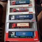 CONTAINER TRUCKS DIVERS 1:87-H0, Hobby en Vrije tijd, Modeltreinen | H0, Ophalen of Verzenden, Zo goed als nieuw, Gelijkstroom of Wisselstroom