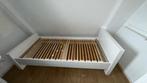 Kidsmill Alaska bed Wit Hoogglans, Ophalen, 85 tot 100 cm, Zo goed als nieuw, Lattenbodem