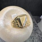 14k gouden ring zegel model nieuw, Ophalen of Verzenden