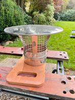 Regenhoed met gaas 140mm, Doe-het-zelf en Verbouw, Ventilatie en Afzuiging, Ophalen of Verzenden, Zo goed als nieuw, Afzuiger