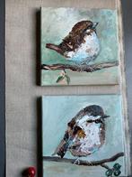Musjes ~ kleintjes kunst ~atelier ~schilderkunst ~ origineel, Ophalen of Verzenden, Nieuw, Schilderij, Minder dan 50 cm