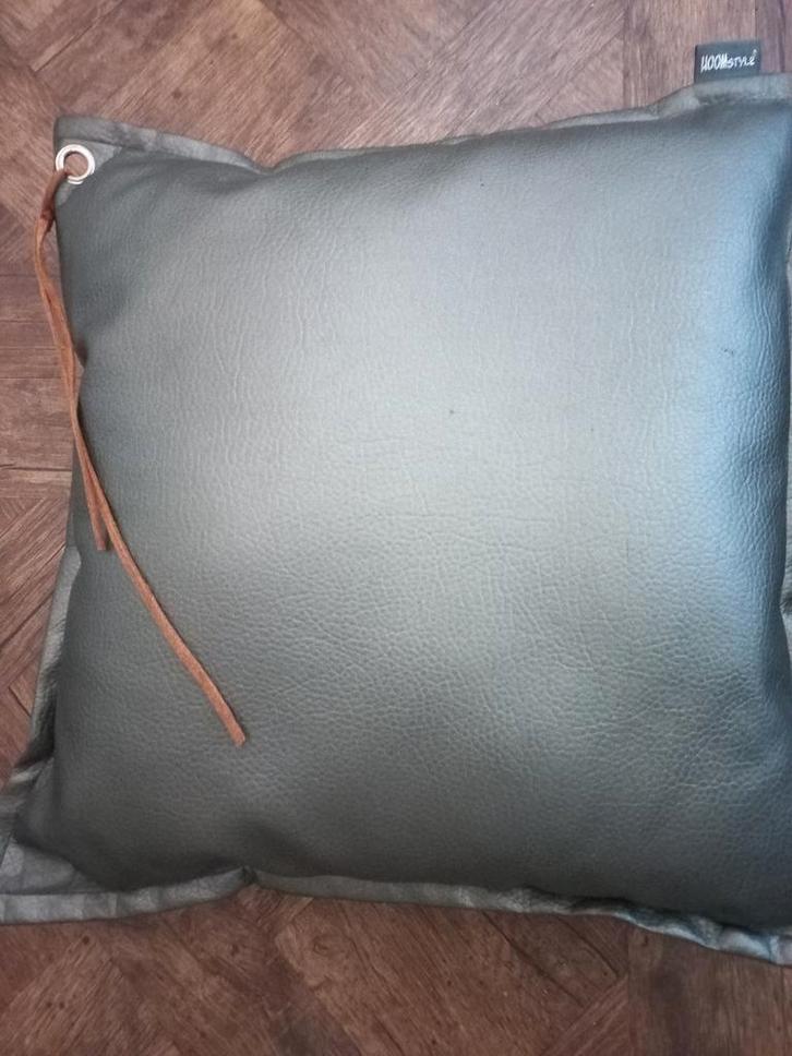 Kussen Set: 2Homestyle leren&2 Patty Brard zilverkl4c12e50, Huis en Inrichting, Woonaccessoires | Kussens, Nieuw, Overige kleuren