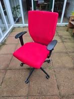 2 rode kantoor bureaustoelen, Huis en Inrichting, Bureaustoelen, Ophalen, Gebruikt, Bureaufiets, Rood