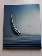 Schilderij met reliëf, Ophalen of Verzenden