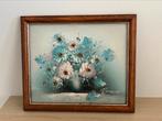 Bloemen schilderijtje, Antiek en Kunst, Kunst | Schilderijen | Klassiek, Ophalen of Verzenden