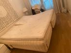 Hastens Bed)den) 2 eenpersoons afm. 200 x 2.10 cm., Ophalen, Crème, Eenpersoons, 210 cm