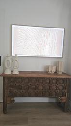 Dressoir side table oosters India bewerkt, Ophalen, Zo goed als nieuw, 25 tot 50 cm, Rechthoekig