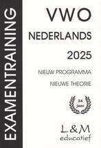 Examentraining VWO Nederlands 2025 L&M Educatief (als nieuw), VWO, Verzenden, L&M Educatief, Zo goed als nieuw