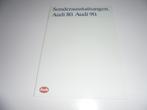 brochure Audi 80 en 90 bijzondere uitrustingen  1990, Verzenden, Nieuw, Overige merken