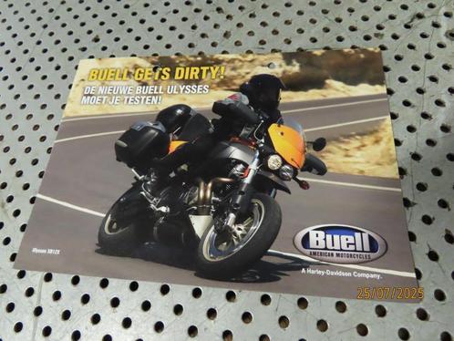 Folder Buell Ulysses & Lightning American Motorcycles, Verzamelen, Automerken, Motoren en Formule 1, Gebruikt, Motoren, Ophalen of Verzenden
