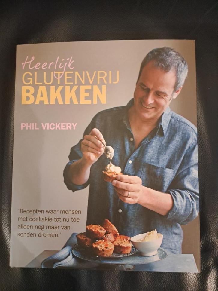 Heerlijk glutenvrij bakken van Phil Vickery als nieuw, Boeken, Kookboeken, Zo goed als nieuw, Taart, Gebak en Desserts, Overige gebieden