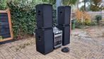 Speaker set Band Dj zang 18 inch bassen amp rack compleet, Audio, Tv en Foto, Luidsprekers, Gebruikt, Complete surroundset, 120 watt of meer