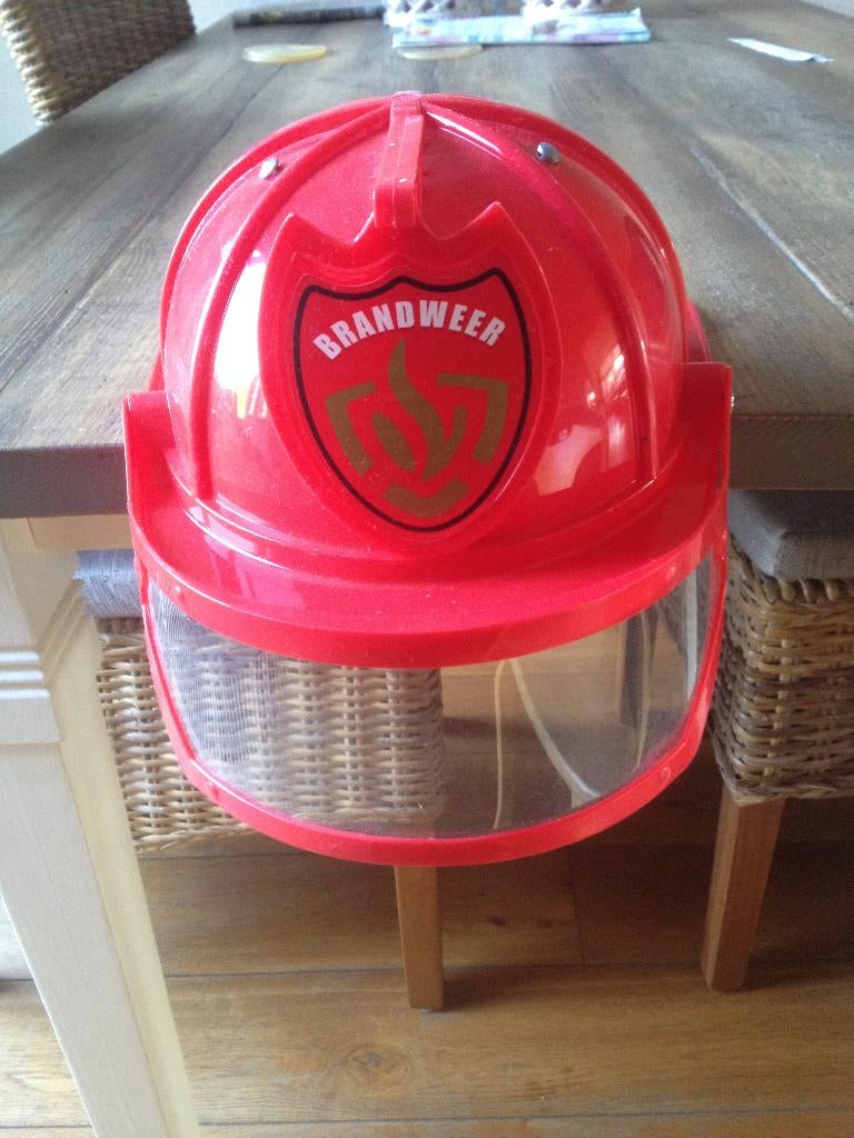 Brandweerhelm, Ophalen of Verzenden, Zo goed als nieuw, One size fits all