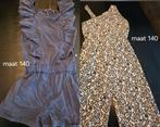 2 Leuke Jumpsuits Meisjes Maat 140, Kinderen en Baby's, Kinderkleding | Maat 140, Ophalen of Verzenden, Zo goed als nieuw, Meisje