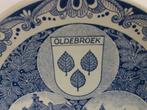 Delfts blauw bord Oldebroek, Ophalen