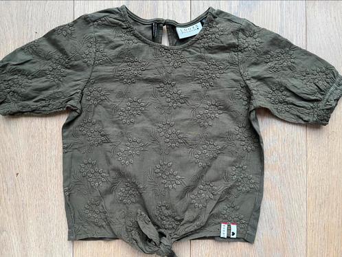 Broderie shirt Looxs mt 122/128 NIEUW!!, Kinderen en Baby's, Kinderkleding | Maat 122, Nieuw, Meisje, Shirt of Longsleeve, Ophalen of Verzenden