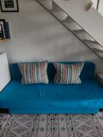 Gratis IKEA Slaapbank met Opbergruimte - Voorburg, Ophalen, Gebruikt, Blauw, Tweepersoons