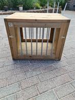 Mooie Teak houten honden kennel, Dieren en Toebehoren, Ophalen, Hondenkennel, 110 cm of meer, 65 tot 100 cm