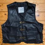 LEREN VEST BIKER ORIGINALS FOSTEX 3 XL, Kleding | Heren, Biker Originals Fostex, Zwart, Overige maten, Ophalen of Verzenden